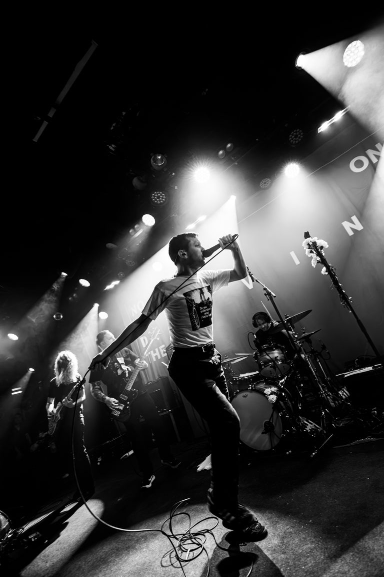 La Dispute performing live at The Gov in Adelaide 